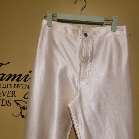 American Apparel Ivory Metalic Pants(Last Chance) - Picture 2 of 9